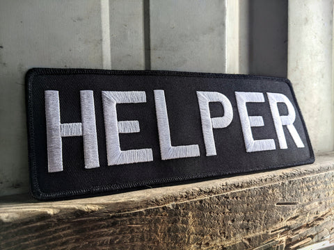 HELPER V2 - Embroidered Morale Patch - Tactical Outfitters