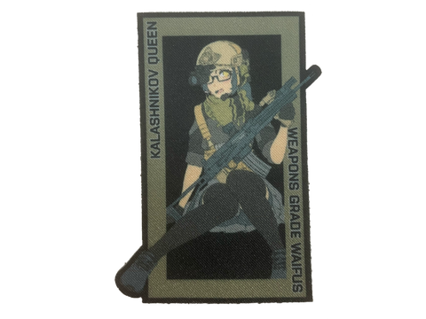 Tactical Anime Girl Waifu Kawaii PVC Patch Hook and Loop  KTactical   Premium Tactical Gear Holsters and Swag