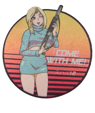 Morale Patch Waifu Japanese Anime Girl Airsoft Perverted US ARMY Flash Bang  Type | eBay