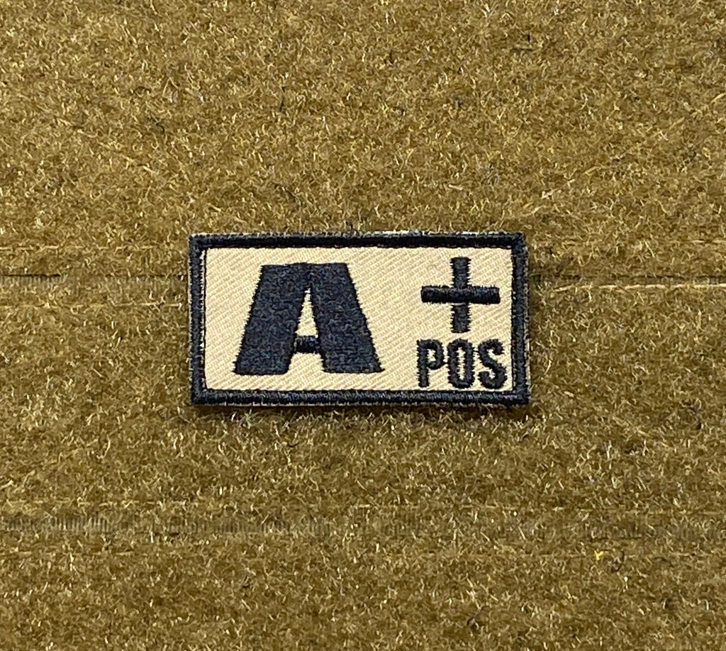 Tactical Outfitters Blood Type Morale Patches