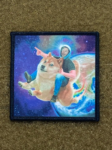 Doge To The Moon Morale Patch - Tactical Outfitters