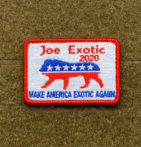 Joe Exotic 2020 For President Morale Patch - Tactical Outfitters