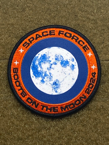 Space Force Moon Mission 2024 Uniform Morale Patch - Tactical Outfitters