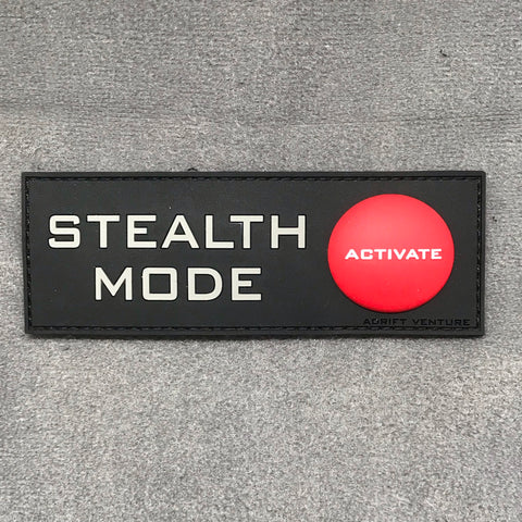 Adrift Venture Stealth Mode PVC Morale Patch - Tactical Outfitters