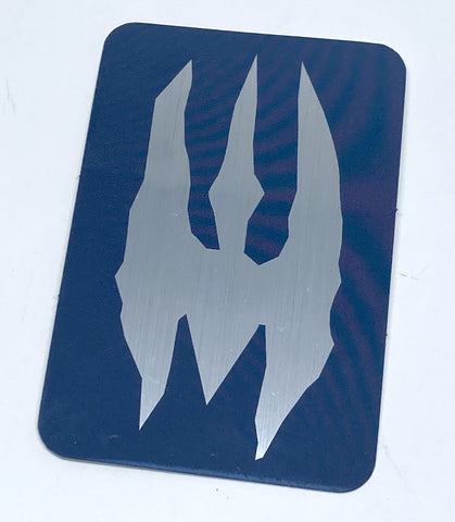 Death Watch - Mandalorian Brushed Aluminum Sticker - Tactical Outfitters