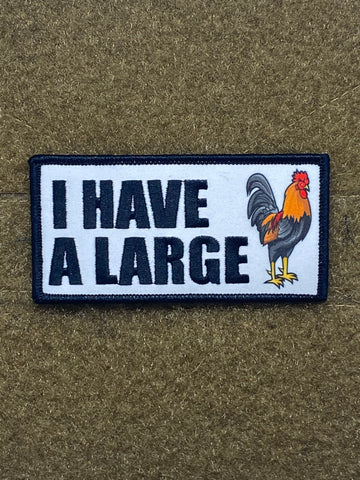 LARGE COCK MORALE PATCH - Tactical Outfitters