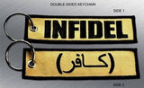 INFIDEL EMBROIDERED KEYCHAIN TAG - Tactical Outfitters