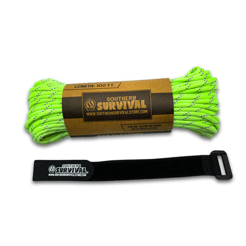 SOUTHERN SURVIVAL GLOW-IN-THE-DARK REFLECTIVE 550 PARACORD - Tactical Outfitters