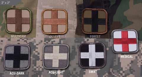 MEDIC SQUARE 2" PATCH - Tactical Outfitters