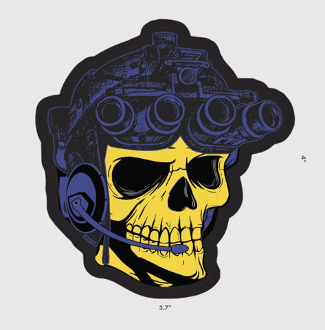 OPERATOR SKELETOR STICKER - Tactical Outfitters