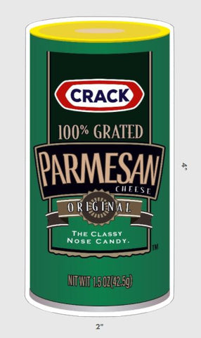 Parmesan Crack Sticker - Tactical Outfitters