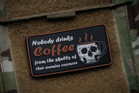 Coffee PVC Morale Patch - Tactical Outfitters