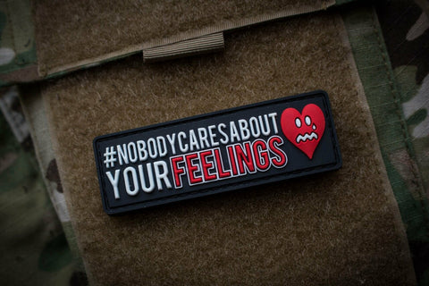 NOBODY CARES PVC MORALE PATCH - Tactical Outfitters