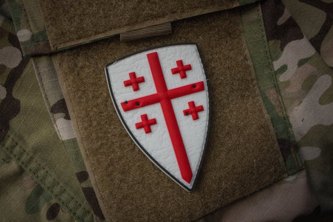 Crusader Shield PVC Morale Patch - Tactical Outfitters