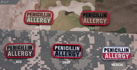 Penicillin Allergy Patch - Tactical Outfitters