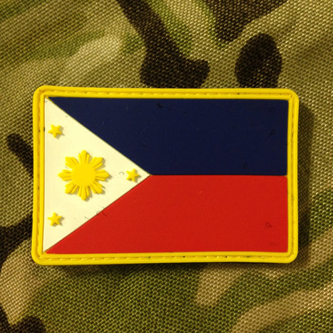 FILIPINO FLAG - MOJO TACTICAL PVC MORALE PATCH - Tactical Outfitters