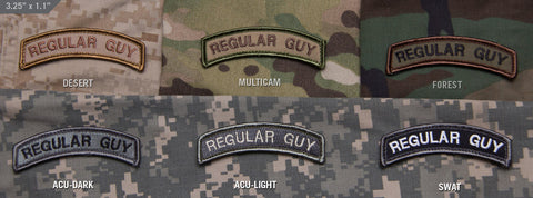 REGULAR GUY MORALE PATCH TAB - Tactical Outfitters