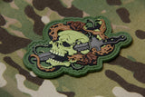 SKULL SNAKE 1 MORALE PATCH - Tactical Outfitters