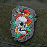 SKULL SNAKE 2 MORALE PATCH - Tactical Outfitters