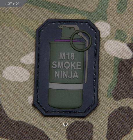 Smoke Ninja PVC Morale Patch - Tactical Outfitters