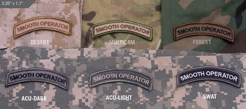 SMOOTH OPERATOR MORALE PATCH TAB - Tactical Outfitters