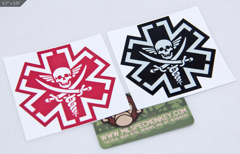 TACMED PIRATE STICKER - Tactical Outfitters