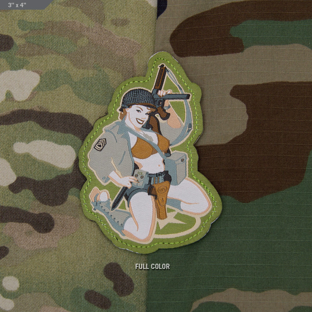 THOMPSON GIRL PINUP MORALE PATCH Tactical Outfitters