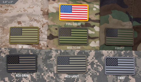US FLAG PVC PATCH - Tactical Outfitters