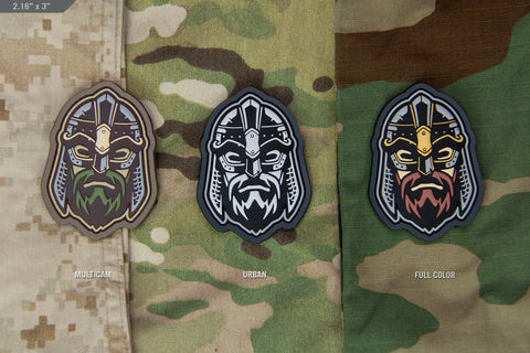 VIKING WARRIOR HEAD 2 MORALE PATCH - Tactical Outfitters