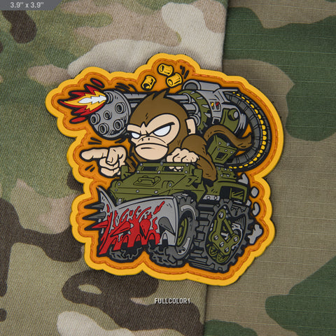 WAR MACHINE MONKEY PVC MORALE PATCH - Tactical Outfitters